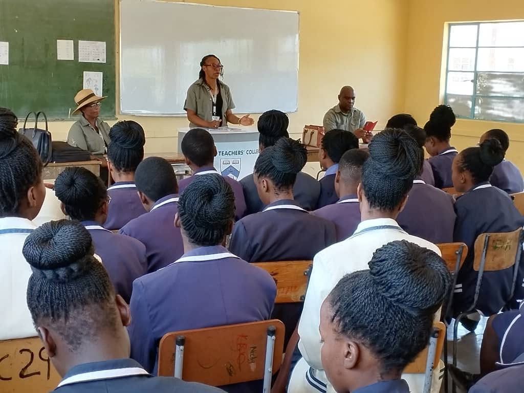 Students learning at Usher High School